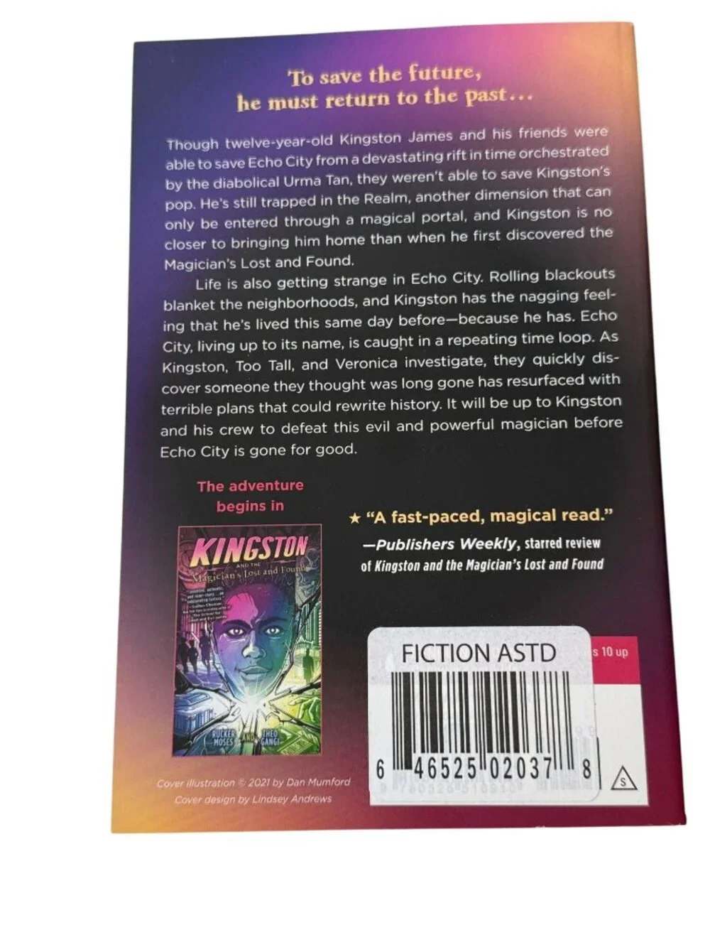 Kingston and the Echoes of Magic Kids Fantasy Adventure Paperback NEW